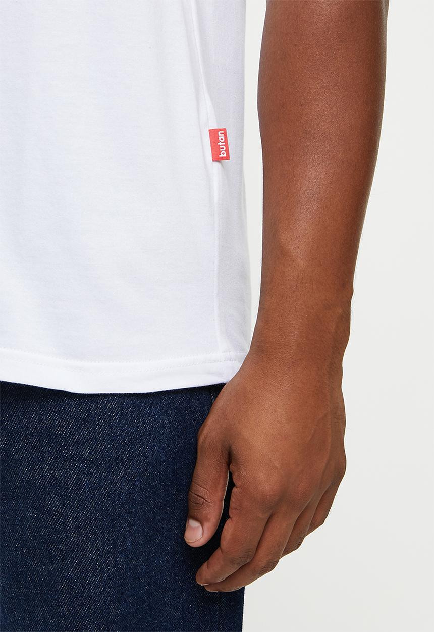 Butan - Classic connections T-shirt - white