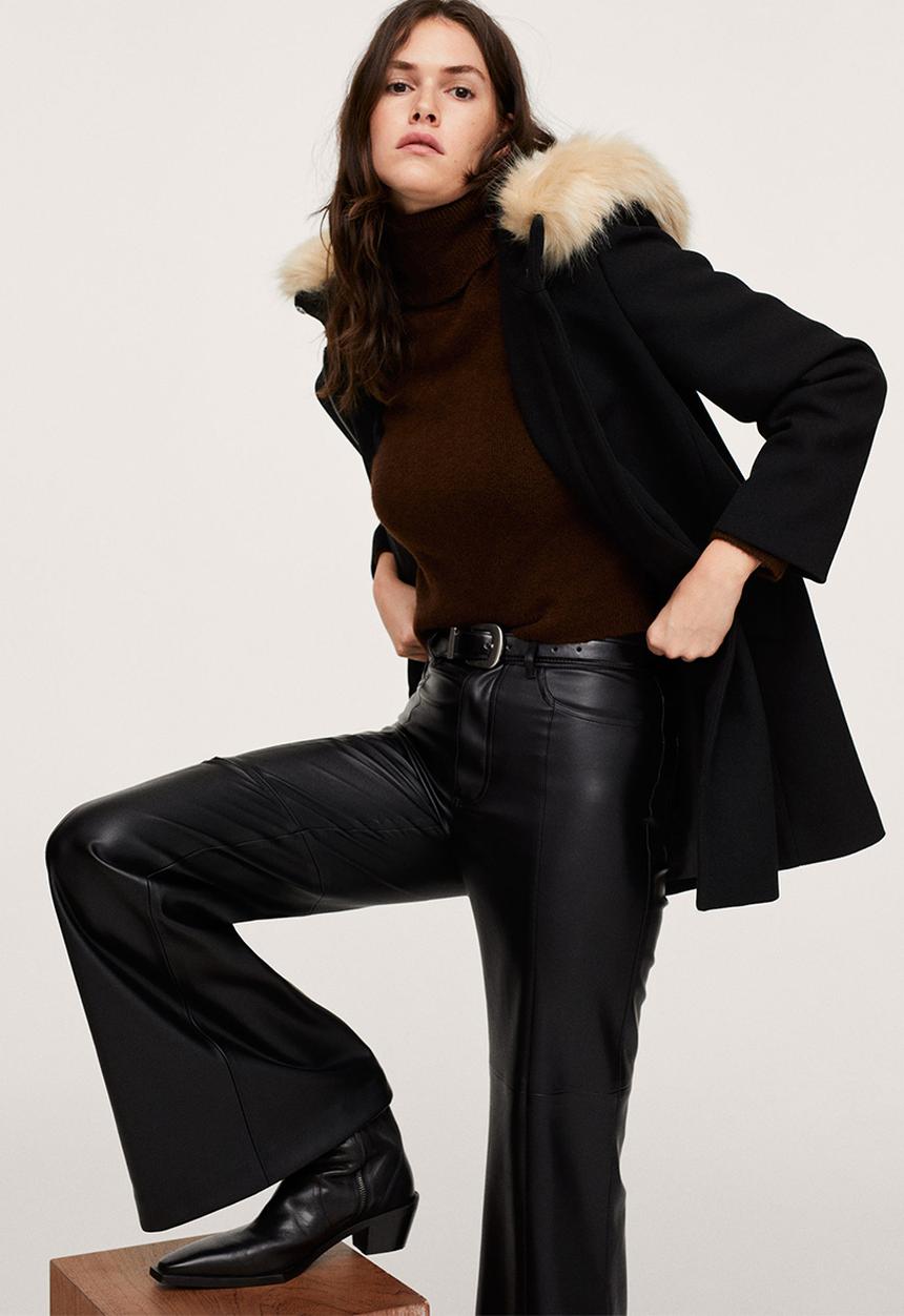 MANGO - Coat work - black