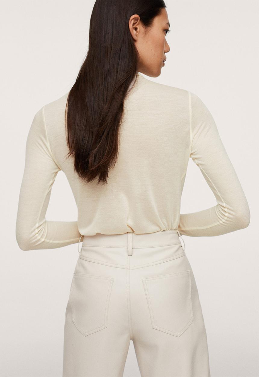 MANGO - T-shirt nima - light beige