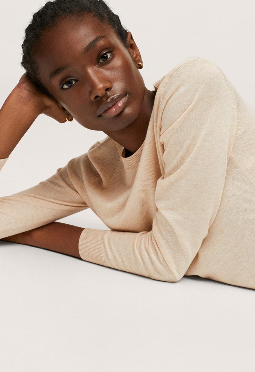 MANGO - Sweater lucas - light beige