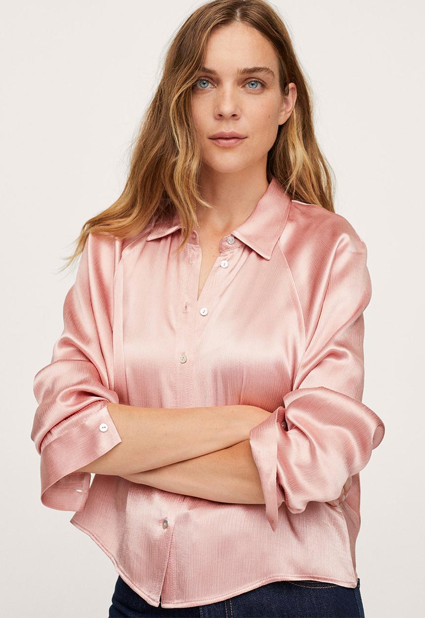 MANGO - Shirt rosita - pink