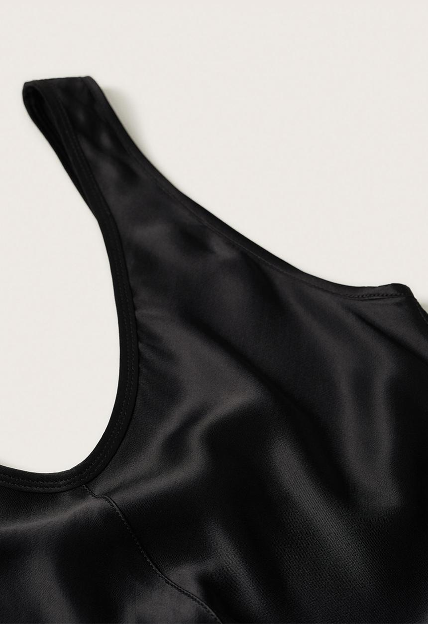 MANGO - Dress cava - black