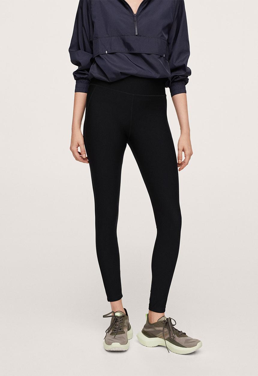 MANGO - Leggings warmyl - black