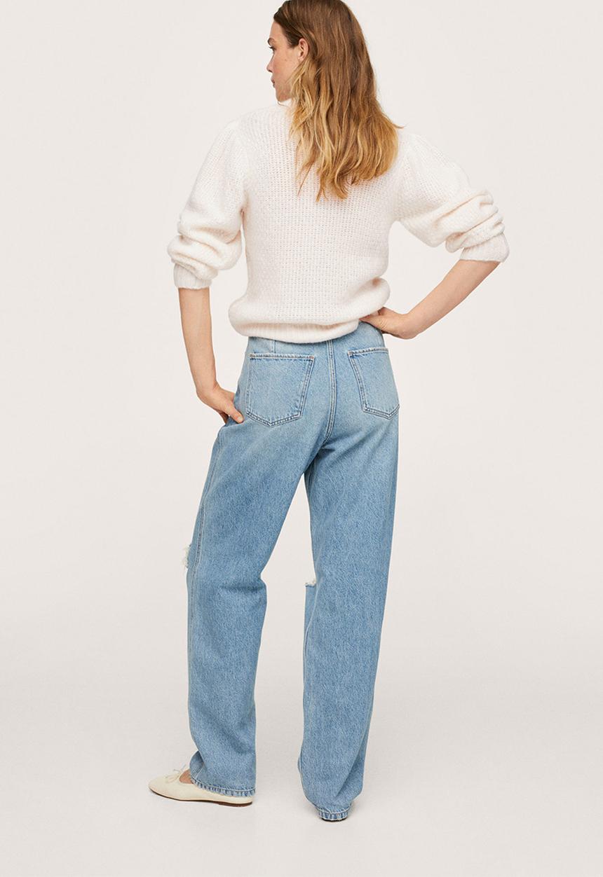 MANGO - Sweater freson - light pastel yellow