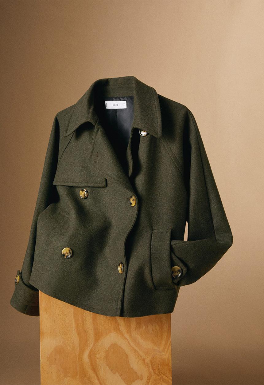 MANGO - Jacket book - green