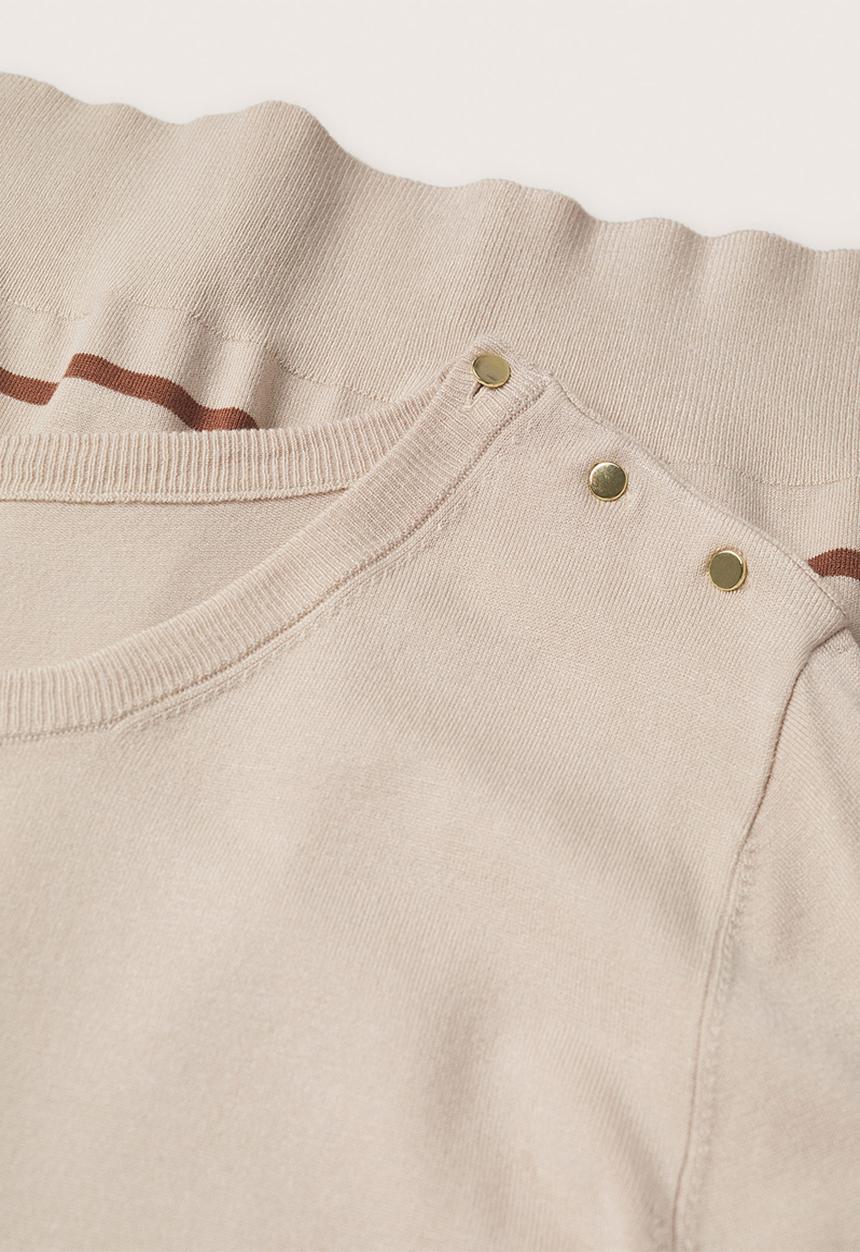 MANGO - Plus sweater ginalu - light beige