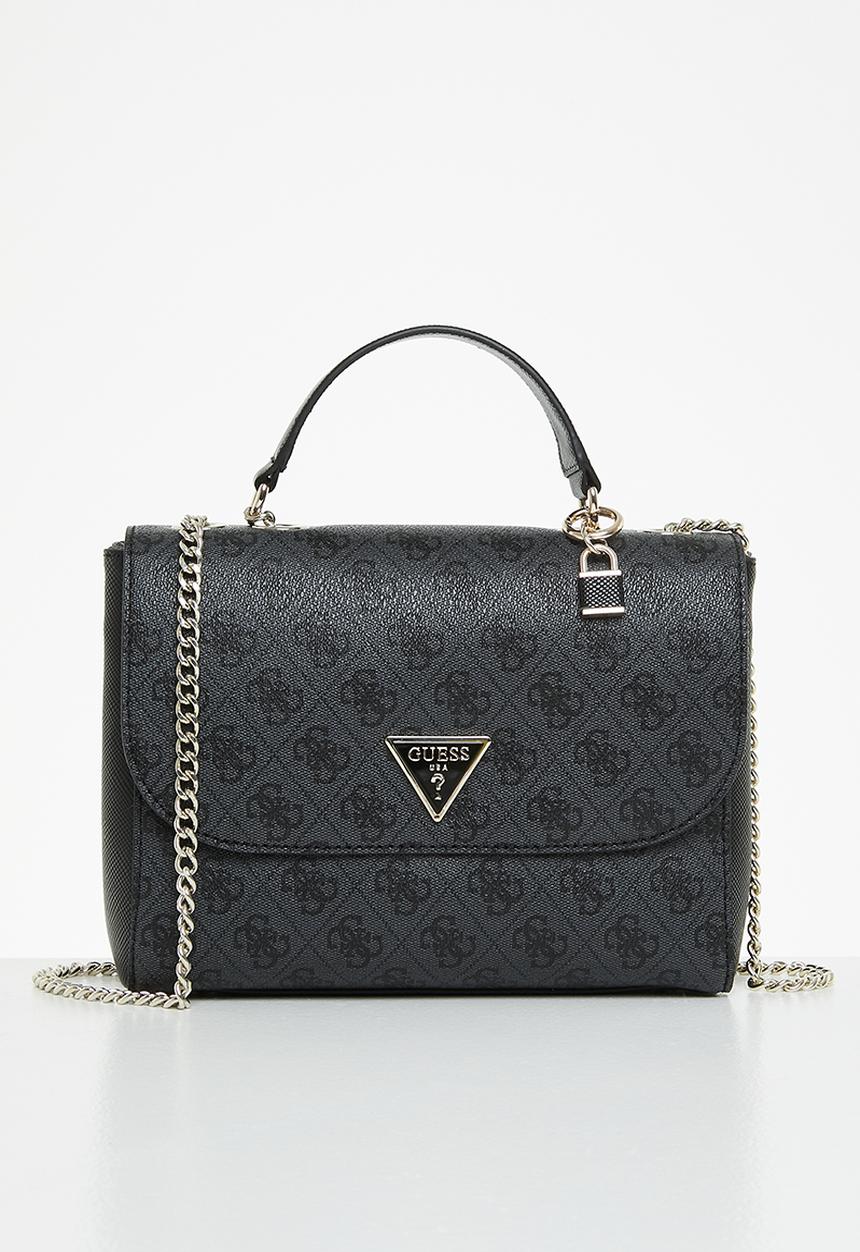 GUESS - Cordelia logo cnvrtbl xbdy flp - coal logo
