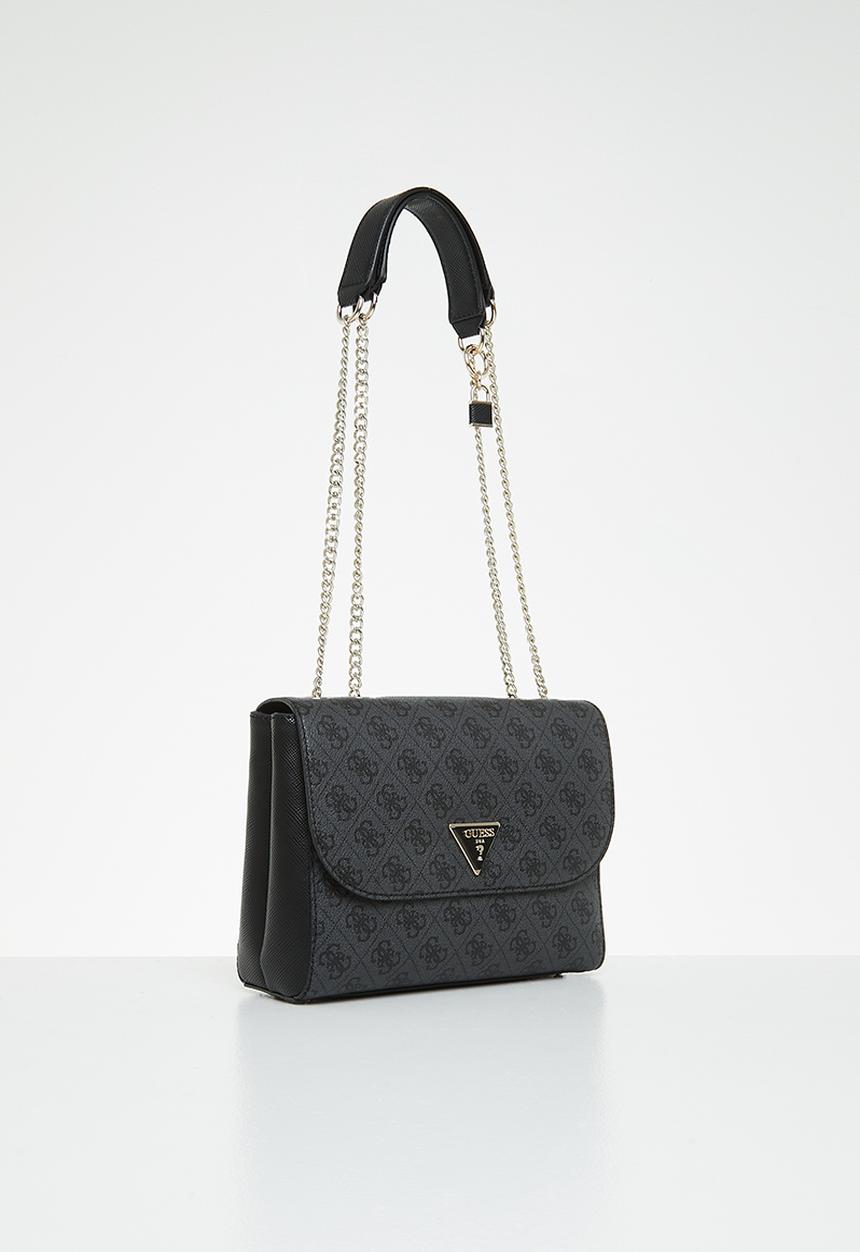 GUESS - Cordelia logo cnvrtbl xbdy flp - coal logo