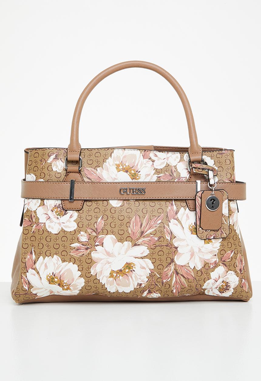 GUESS - Amana satchel - mocha 