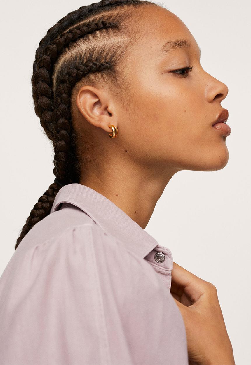 MANGO - Shirt gigi - light pastel purple