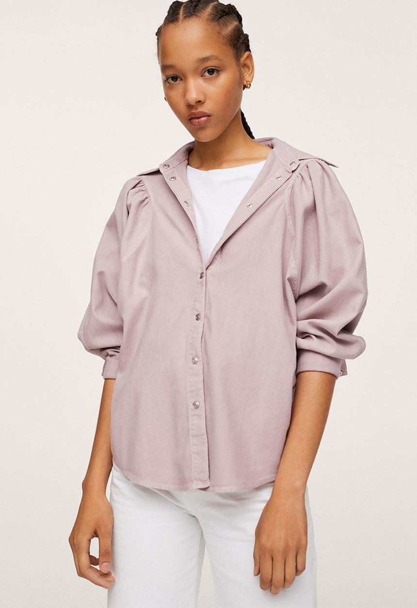 MANGO - Shirt gigi - light pastel purple