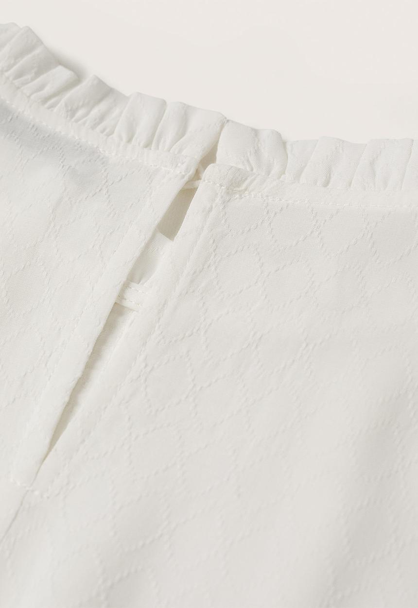 MANGO - Blouse jack - white
