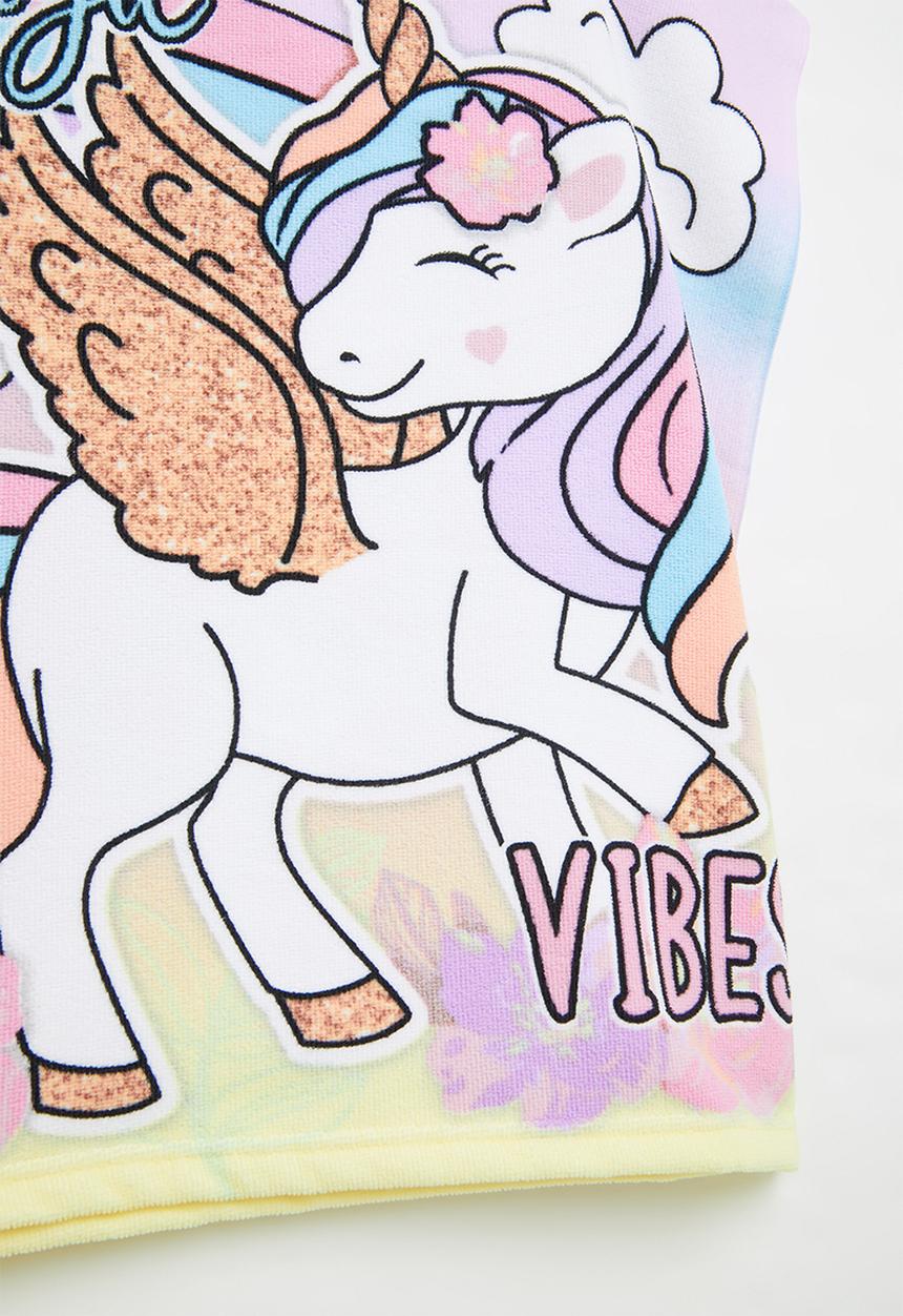 Character Group - Unicorn hooded towel  - multi