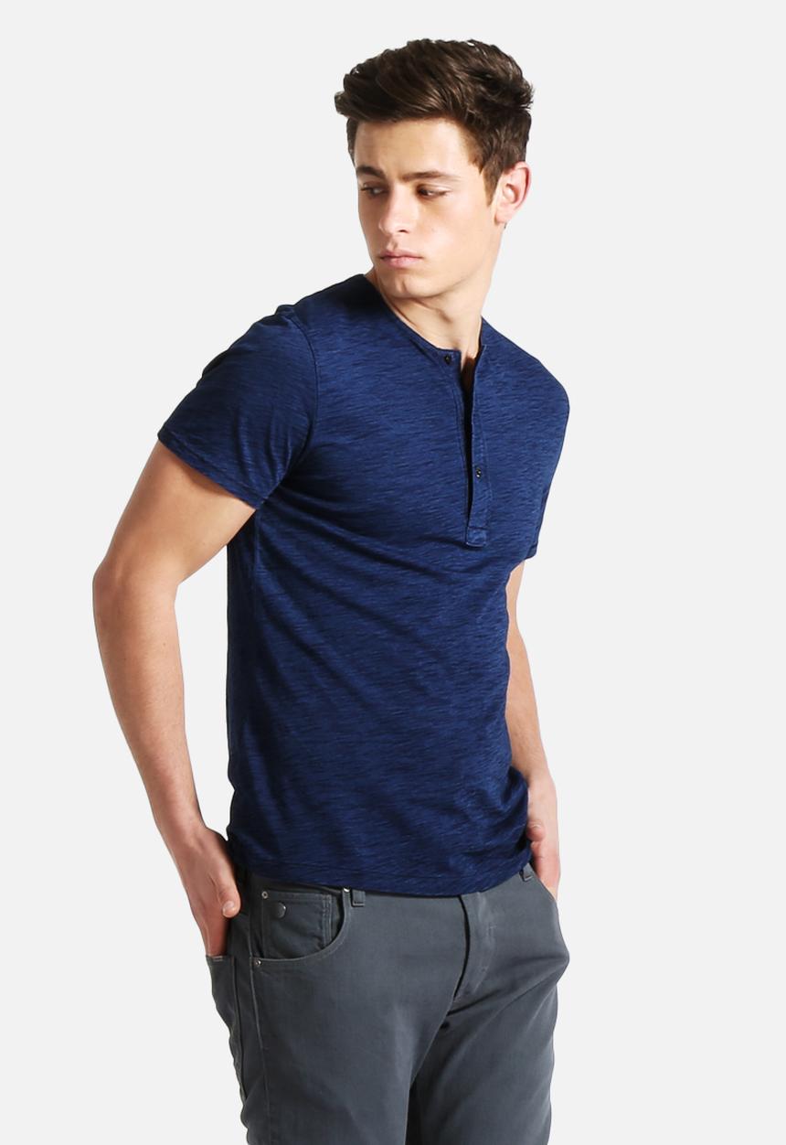 G-STAR - Indigo Grandad T-shirt 