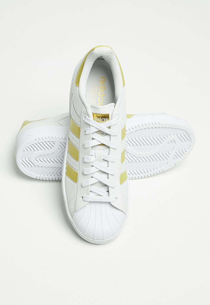 adidas Originals - Superstar ot tech w - h05641 - crystal white/gold met./ftwr white