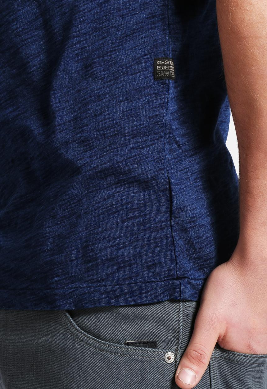 G-STAR - Indigo Grandad T-shirt 