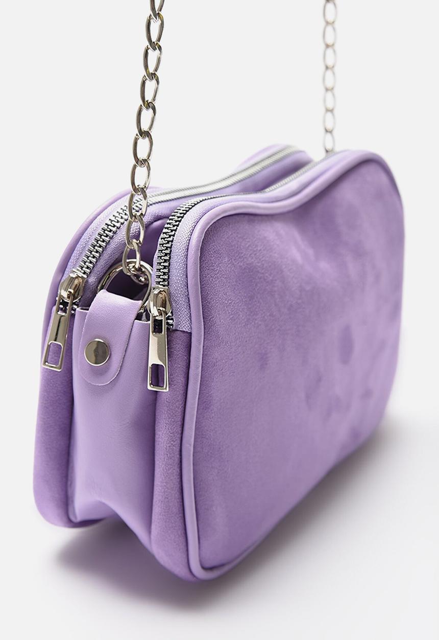 Trendyol - Soft feel pu crossbody bag - purple