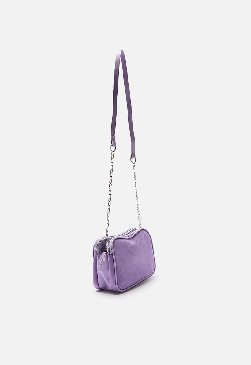 Trendyol - Soft feel pu crossbody bag - purple