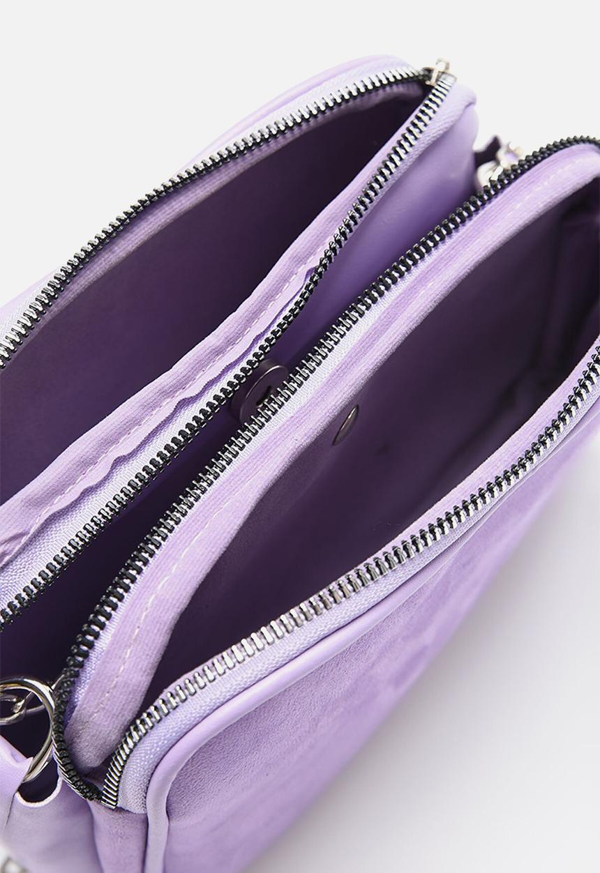 Trendyol - Soft feel pu crossbody bag - purple