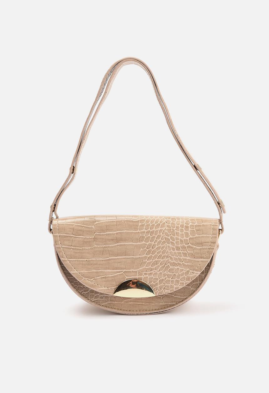 Trendyol - Faux croc bag - cream