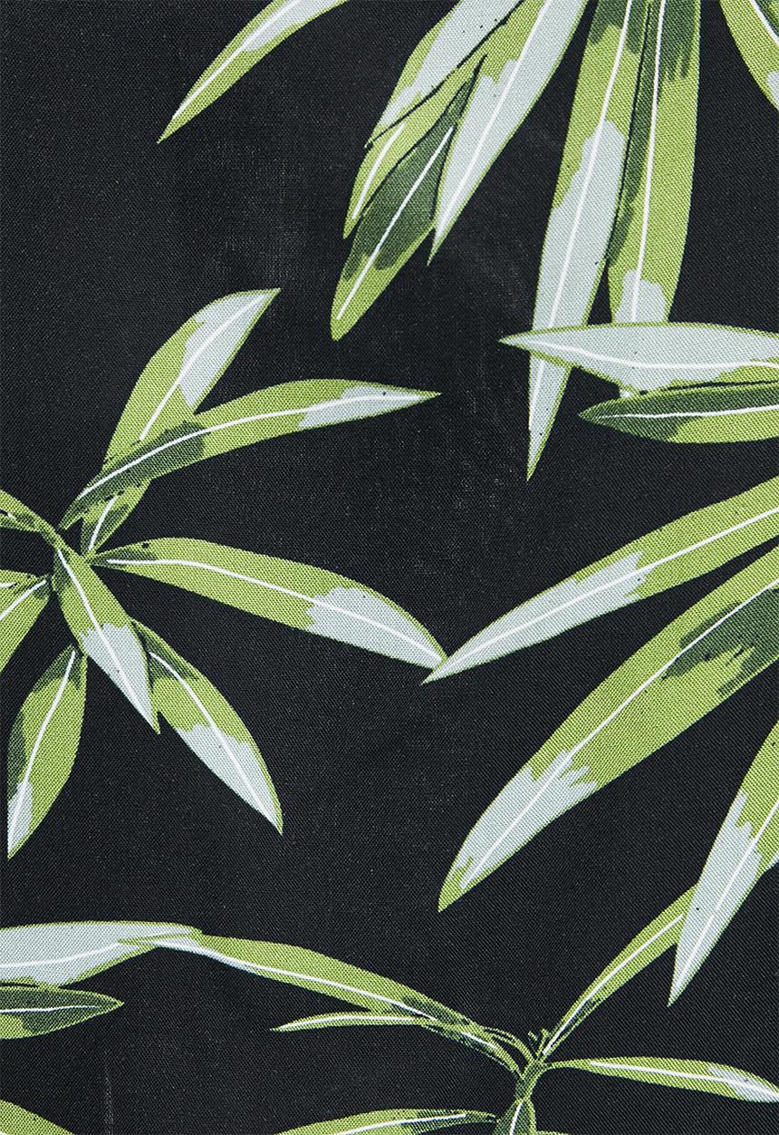 edit - Collared fitted maxi shirt dress - night foliage