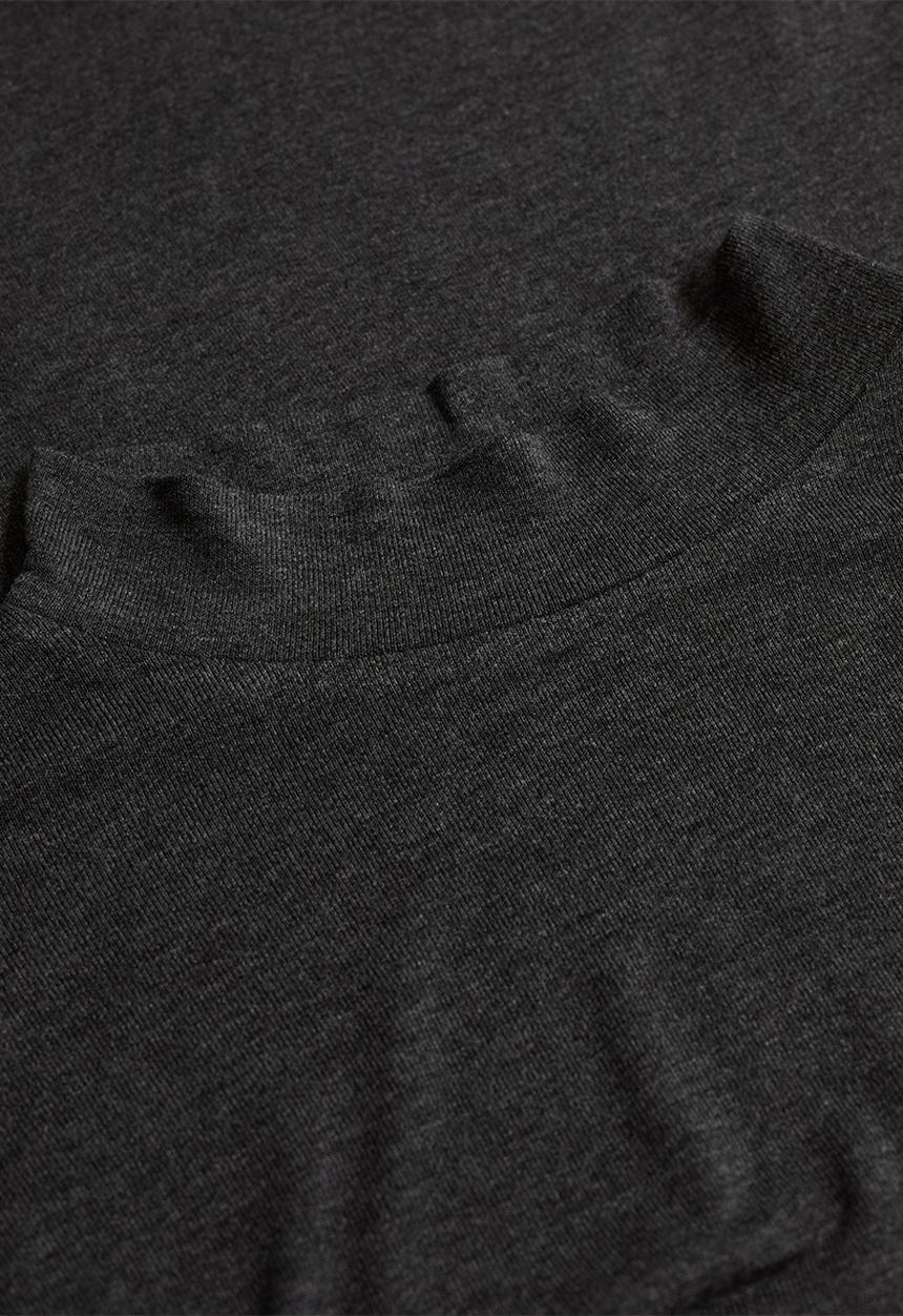 MANGO - T-shirt secondm - dark grey