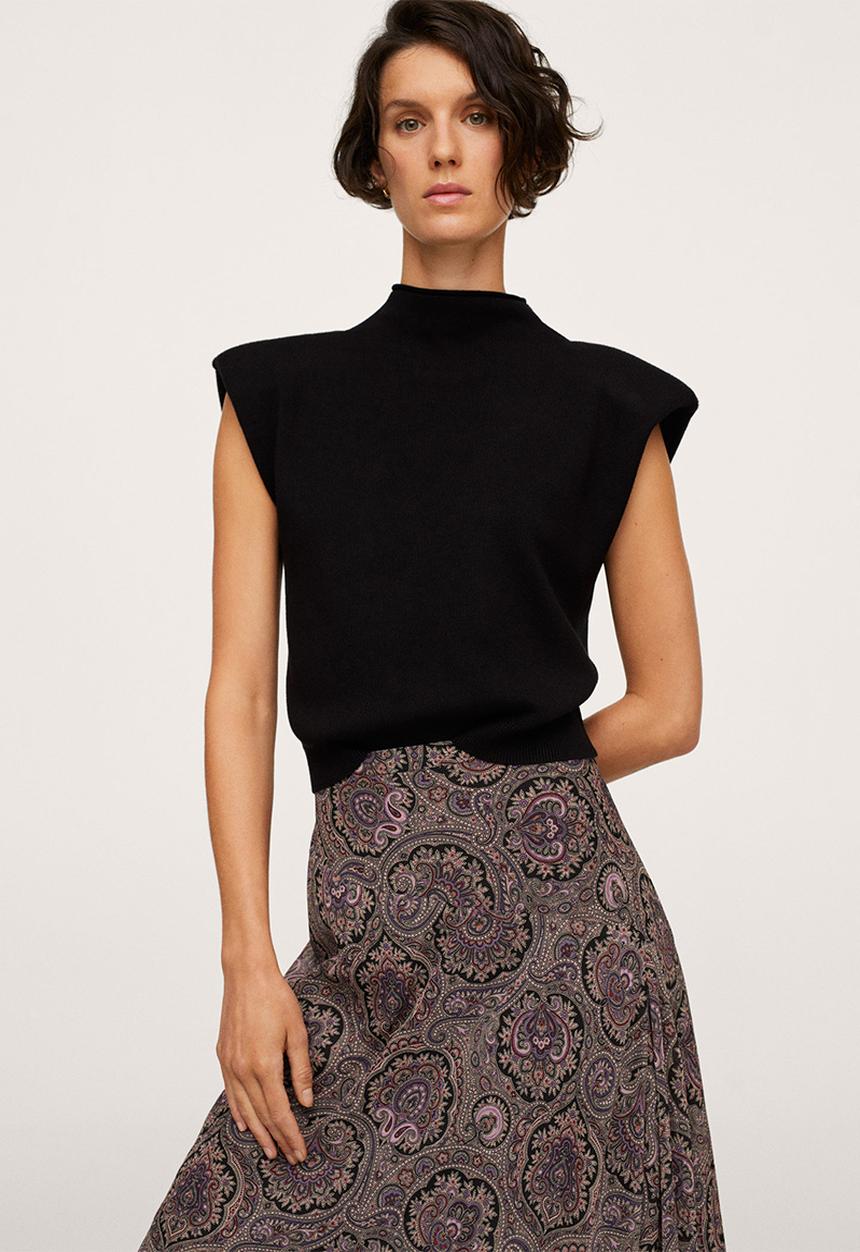 MANGO - Skirt morocca - light pastel purple