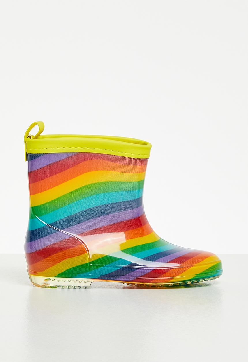 Pop Candy - Girls stripe rainboots - multi