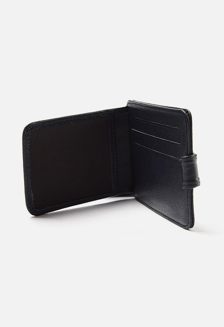 Trendyol - Clip leather wallet - navy