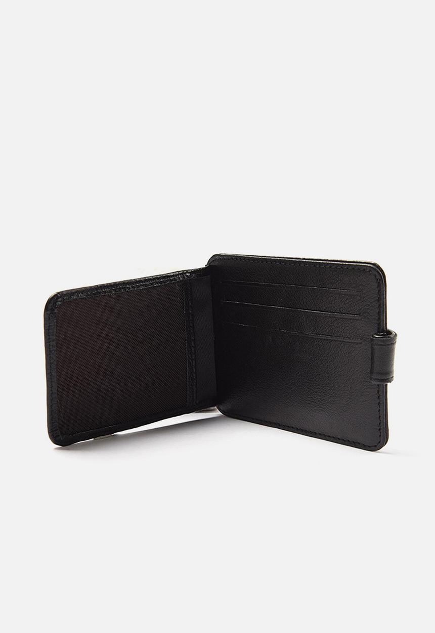 Trendyol - Clip leather wallet - black