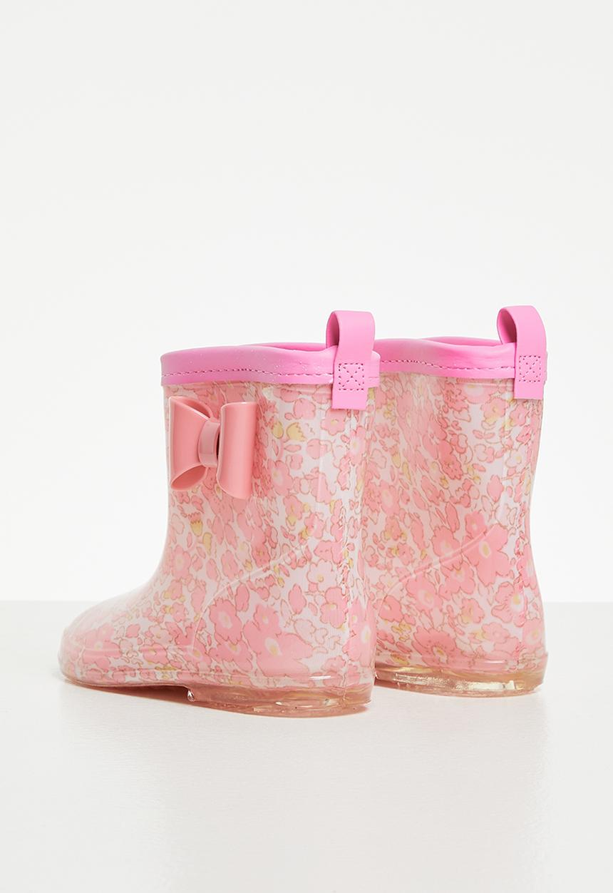 Pop Candy - Rainboots with bow - pink