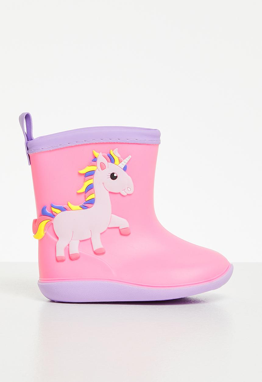 Pop Candy - Unicorn rainboots - pink
