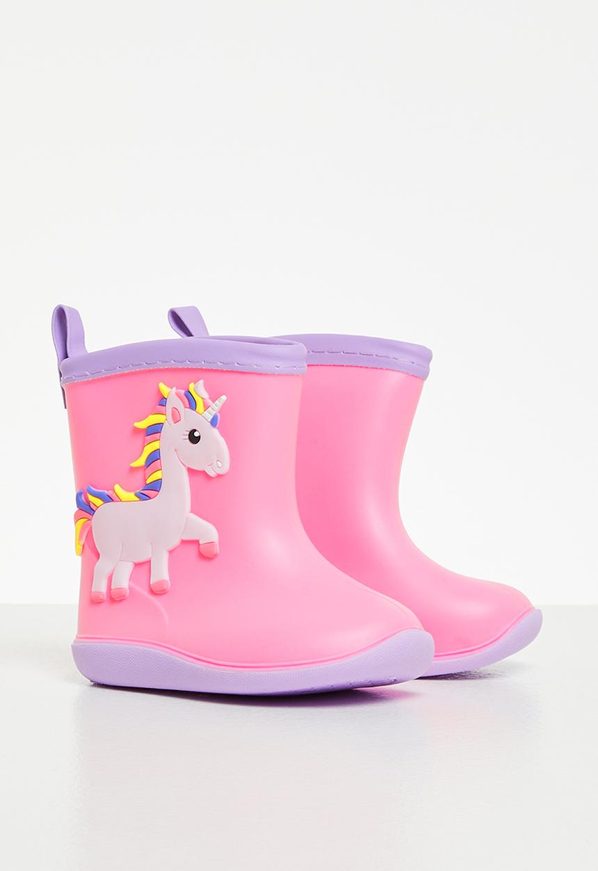 Pop Candy - Unicorn rainboots - pink