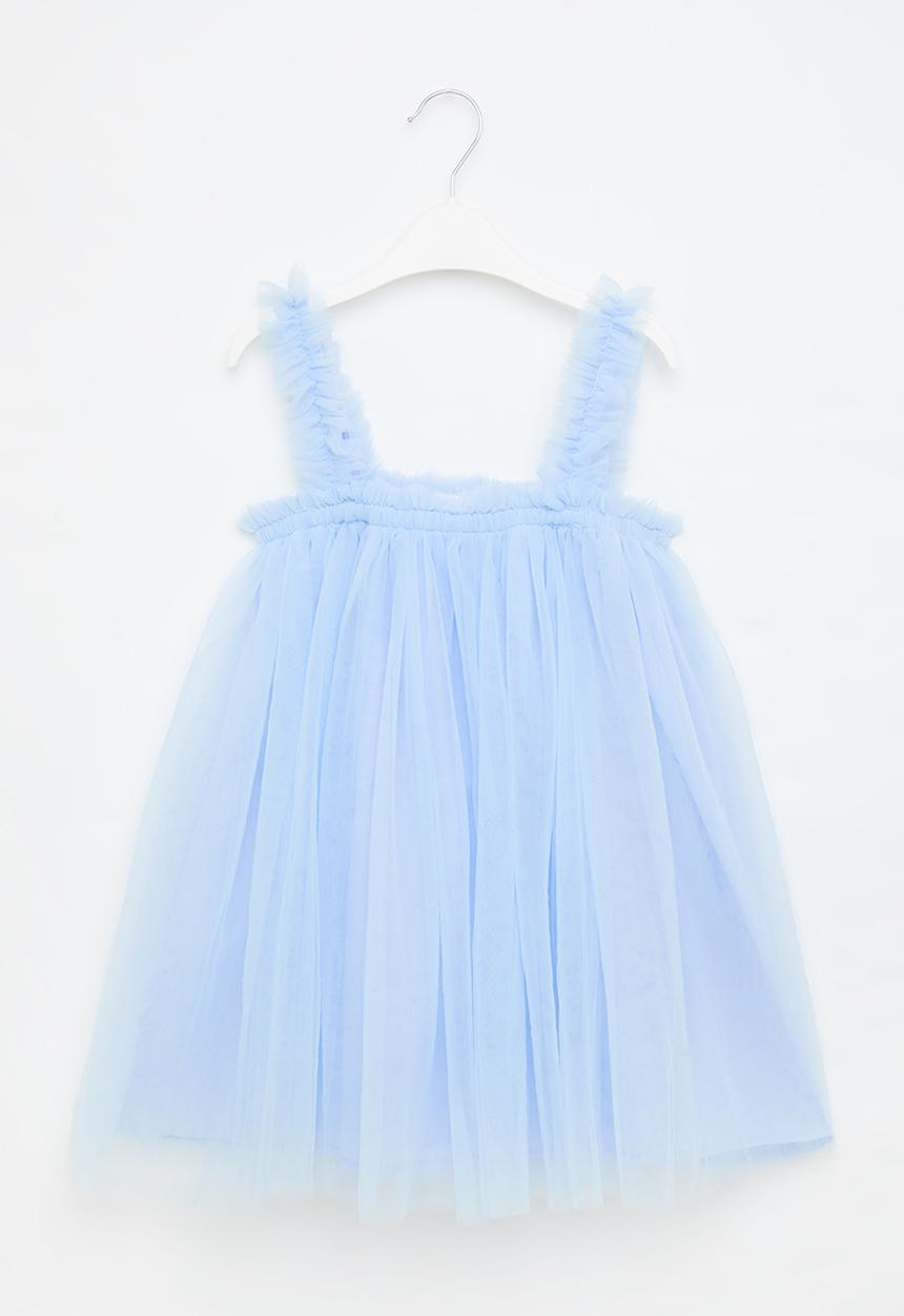 Pop Candy - Girls mesh dress - blue