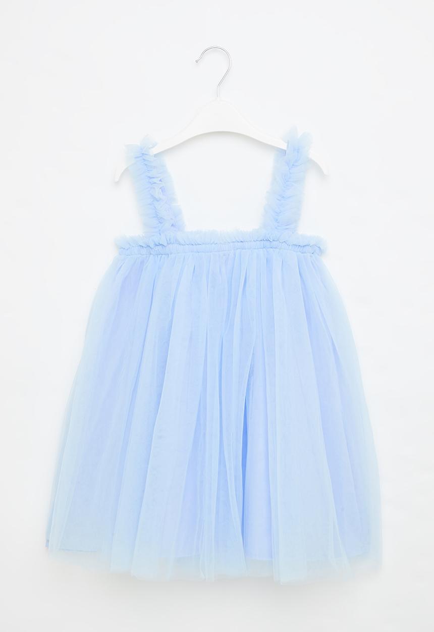 Pop Candy - Girls mesh dress - blue