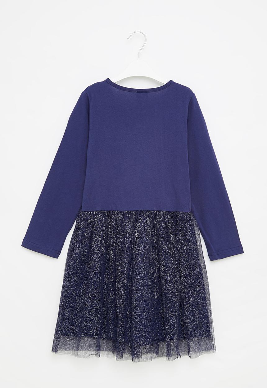 Pop Candy - Girls star tutu dress - navy