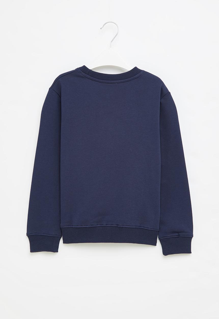Pop Candy - Girls unicorn sweatshirt - navy