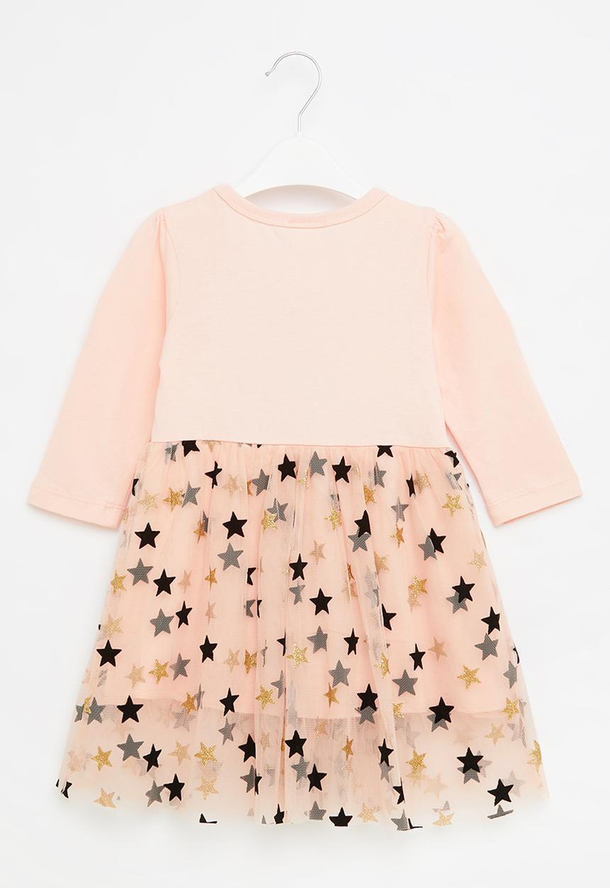 Pop Candy - Girls butterfly & star dress - pink 