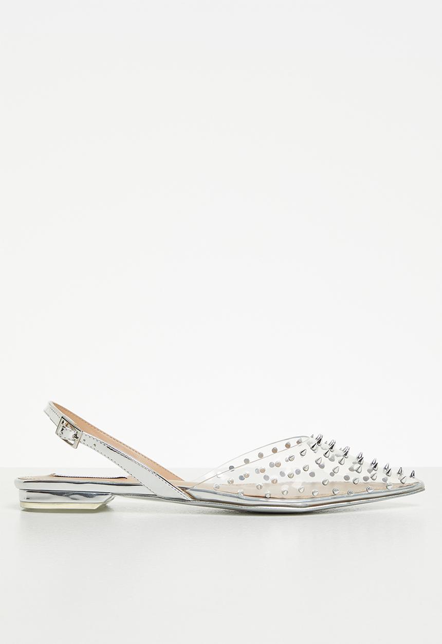 Steve Madden - Josey-s slingback - silver & clear