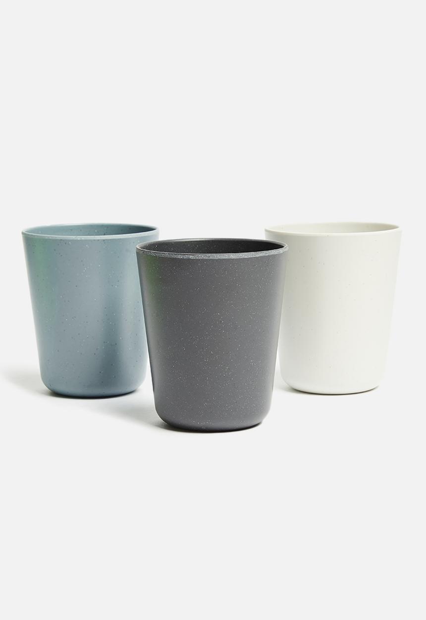 Excellent Houseware - Melamine mug set of 3 - green