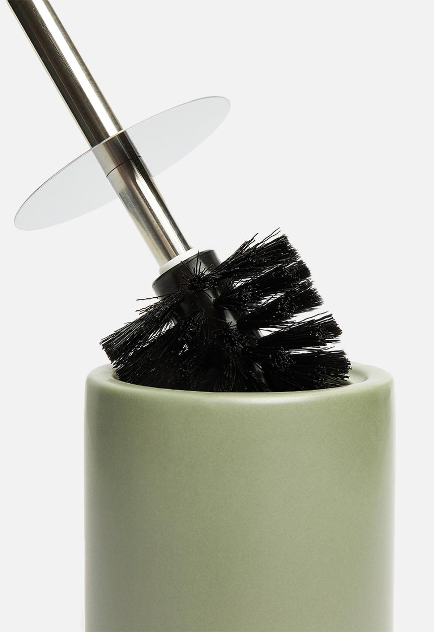 Bathroom Solutions - Dolomite toilet brush holder - green