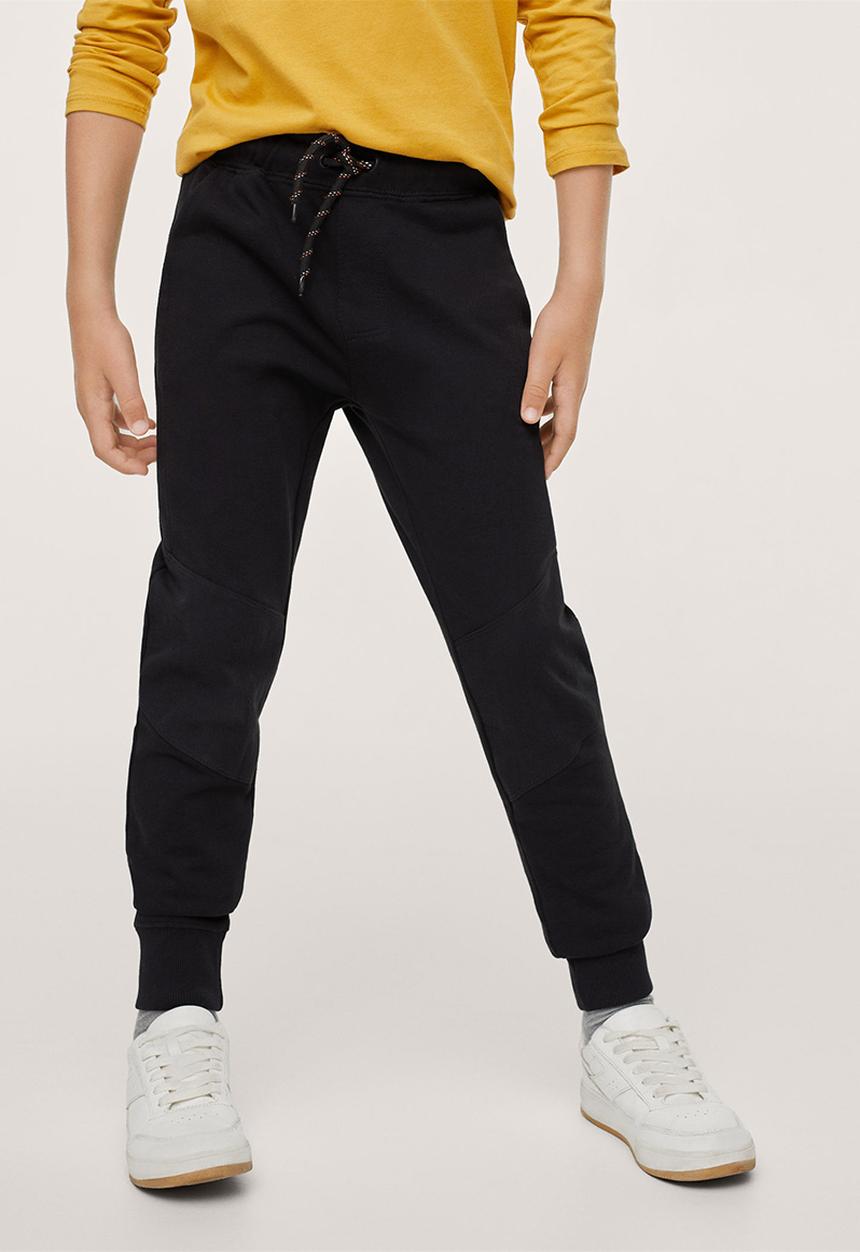 MANGO - Trousers mountain - black