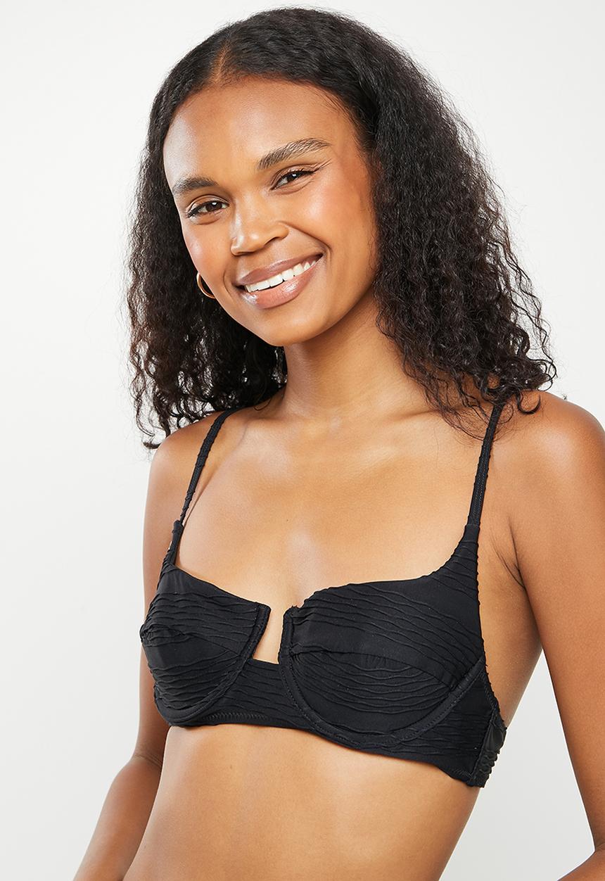Lizzy - Kamari bikini top - black