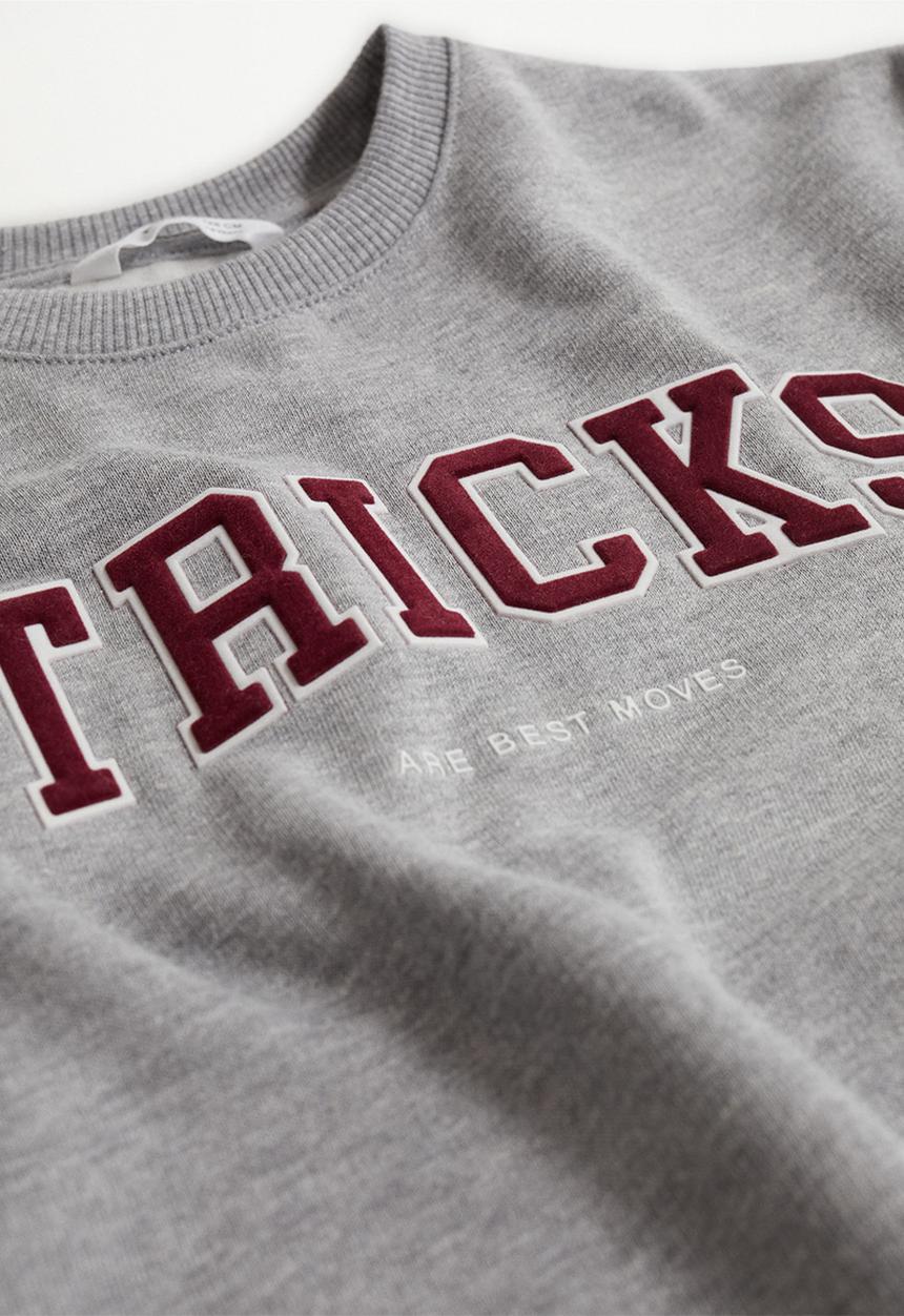 MANGO - Sweatshirt tricks - medium gray