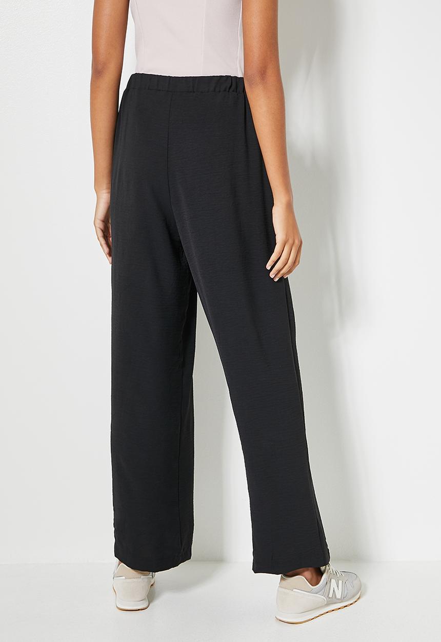 Superbalist - Wide leg pull on pants - black
