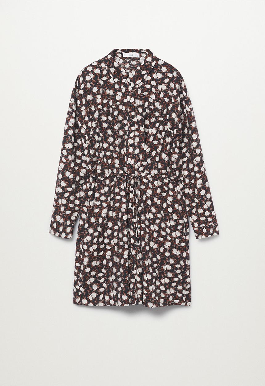 MANGO - Dress ghost - black