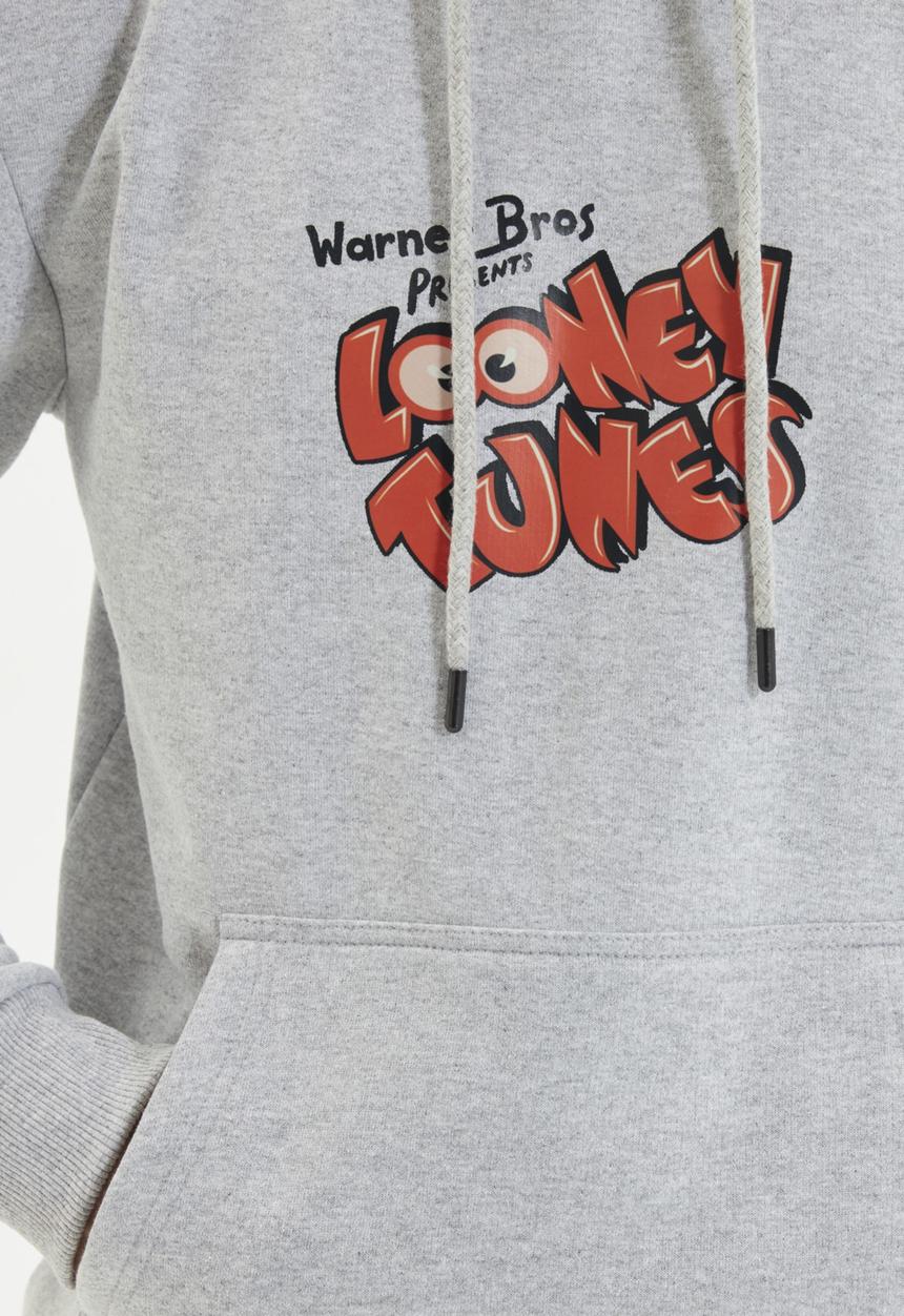 Trendyol - Looney toons printed hoodie - grey