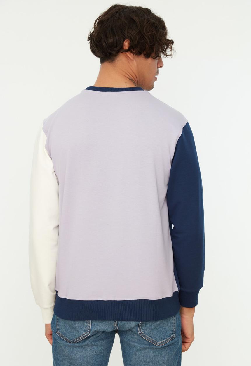 Trendyol - Colour block sweater - lilac
