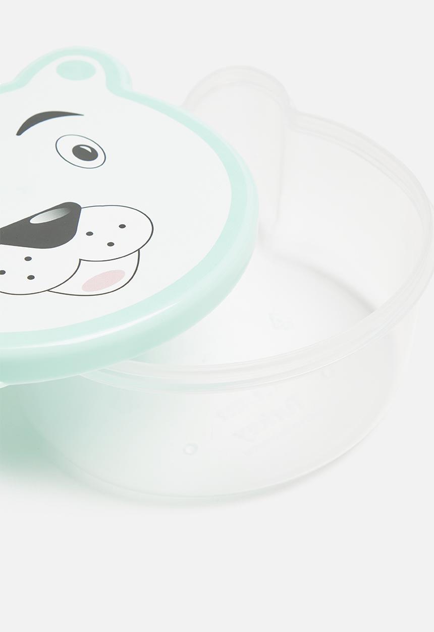 H&S - Boy bear snack box set of 4 - blue
