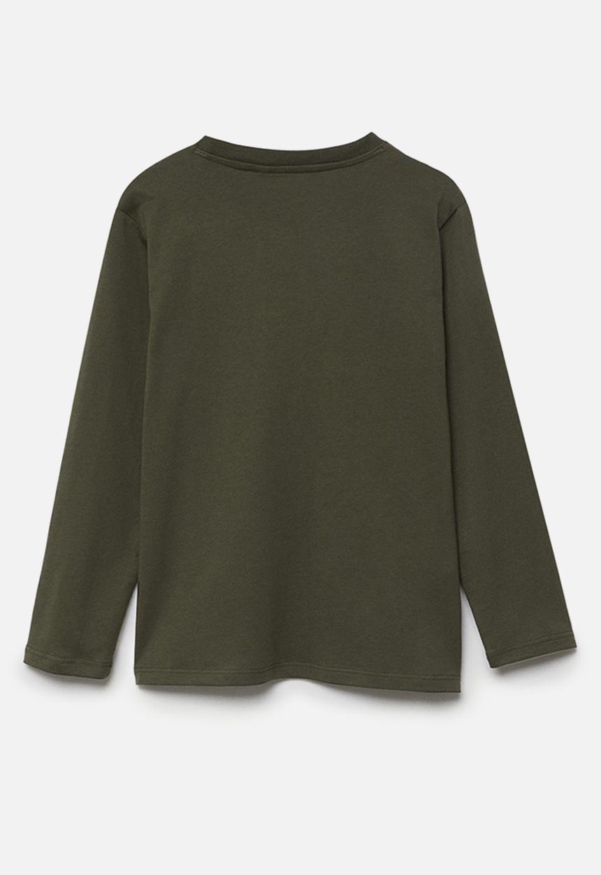 MANGO - T-shirt basica 1 - beige/khaki